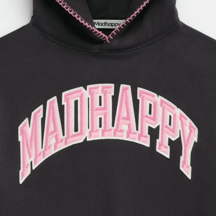 Black Madhappy Fleece Hoodie