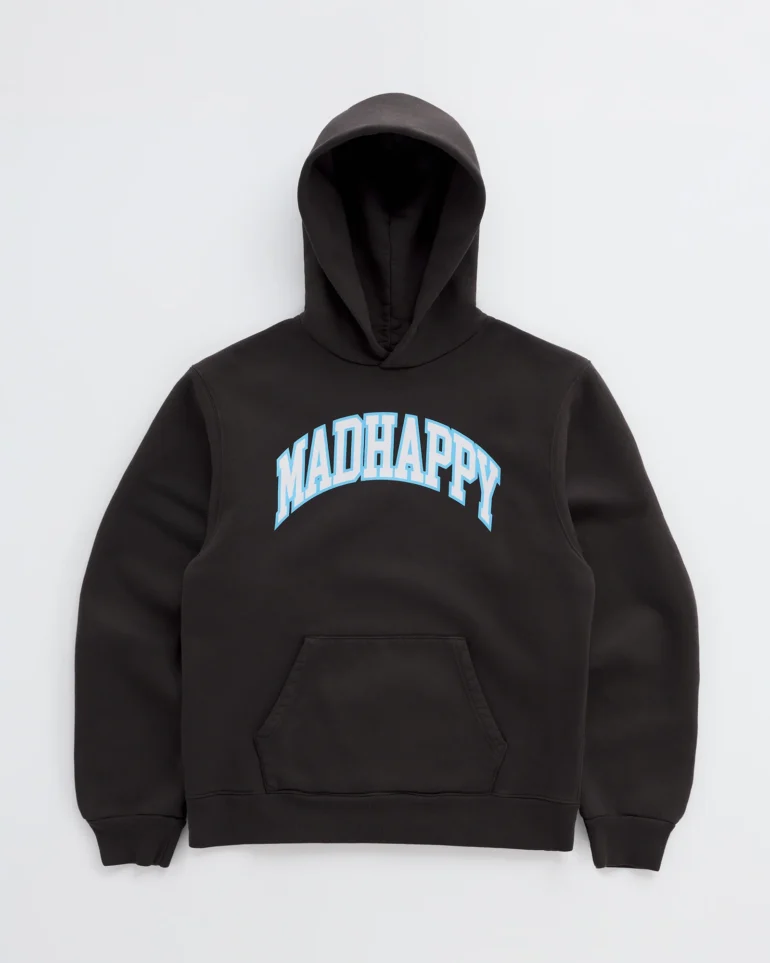Campus Fleece Black Hoodie